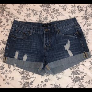 Denim shorts